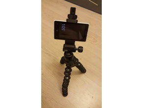 universal phone mount withjoby gorillapod holder mobile photo-stand 3d print model - Mito3D