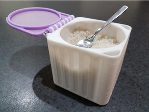 boite sel cucina pranzo 3d print model - Mito3D