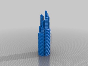 il mio personalizzato grattacielo 2 arredamento 3d print model - Mito3D