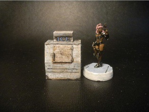 f4 ice machine 3d printing 28mm fallout 4 post-apocalyptic scatter terrain wargame 3d print model - Mito3D