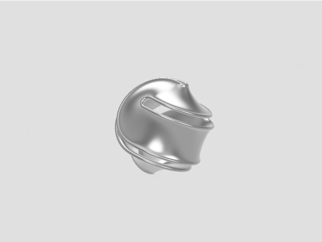 sphericon altıgen tabanlı küre tedavisinde fonksiyonel heykel rolling şişti içinde matematik sanat kullanışlı openscad runcam 3D print model - Mito3D