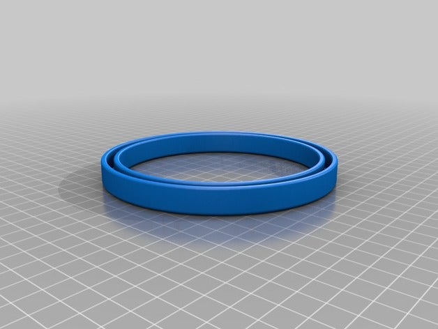 countertop trash can ring kitchen dining 3D print model - Mito3D