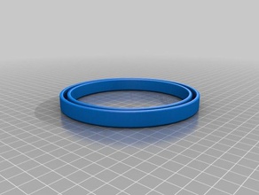 countertop trash can ring kitchen dining 3d print model - Mito3D