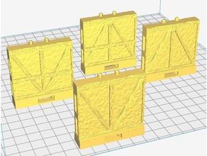 openlock 70 tudor Wand chevron-style - Spielzeug Spiel Zubehör dnd Fliesen openforge 3d print model - Mito3D