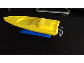 speedboat stand vehicles boating large model toy toys boat 3d print model - Mito3D