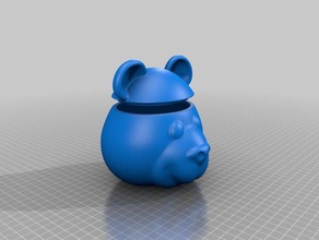 bear bowl containers bol oso 3d print model - Mito3D