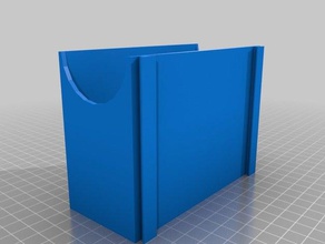 clavo tornillo de la caja montaje en pared soporte organización 3d print model - Mito3D