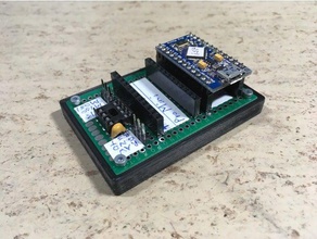 Gehäuse geekcreit 40x60mm doppeltes mit Seiten versehenes PWB, printed circuit board - Elektronik arduino attiny85 avr isp Programmierer 3d print model - Mito3D