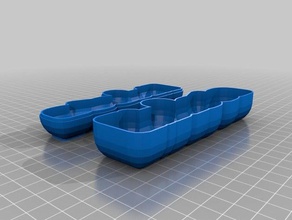 krista containers customized 3d print model - Mito3D