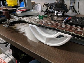 rocking guitar neck holder support music caul luthier 3d print model - Mito3D