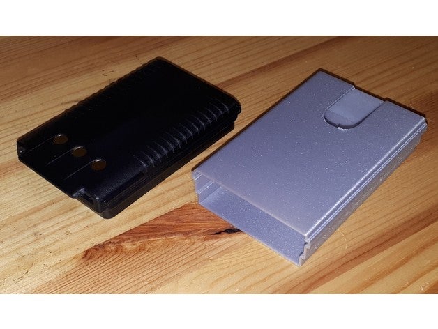 yaesu sbr-24li battery slip case electronics ham radio 3D print model - Mito3D
