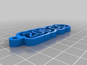 my customized key chain your personal name keychains 3d print model - Mito3D