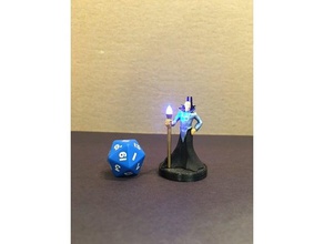 light-up archmage led mini games 3d print model - Mito3D