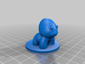 gorila 3d stampa 3d print model - Mito3D