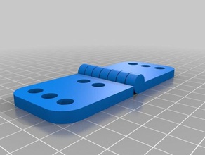 il mio personalizzato parametrico a cerniera parti 3d print model - Mito3D
