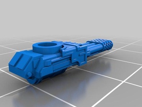6mm warhound inferno arma de fuego vehículos épica epic40k titan warhammer 40k 3d print model - Mito3D