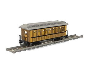 overton style car os-railway fully 3d-printable railway system rc vehicles model trains openrailway train 3d print model - Mito3D