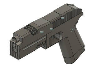 titanfall hammond p2016 props cosplay prop weapon gun handgun 2 3d print model - Mito3D