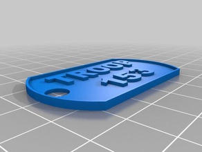 escoteiro tag de cão os acessórios escoteiros bsa cub scouts tropa 3d print model - Mito3D