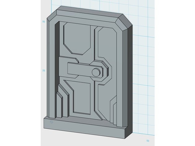 star wars legione bunker porta greeble giocattolo gioco accessori 3D print model - Mito3D