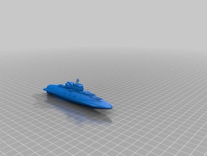 sms beowulf sub Modelle Schlachtschiffe U-Boot 3d print model - Mito3D