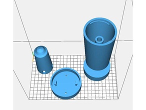 fermentación de la esclusa aire diy 3d print model - Mito3D