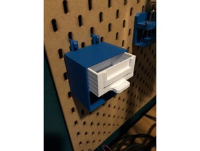 pegboard drawer ikea skadis organization 3d print model - Mito3D