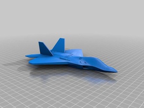 remix f22 raptor vehicles jet 3d print model - Mito3D