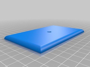 solid outlet cover - Ersatz Teile 3d print model - Mito3D