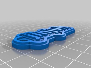 o nome chaveiros personalizado 3d print model - Mito3D