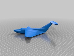 ground effect plane models model aircraft airplane rc 3d print model - Mito3D