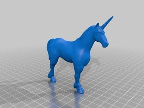 unicorn remix sculture 3d print model - Mito3D