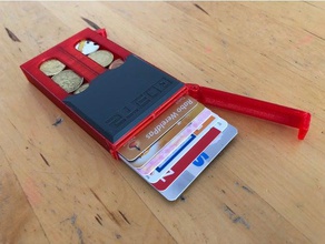 smart wallet v10 organizzazione caso slim case 3d print model - Mito3D