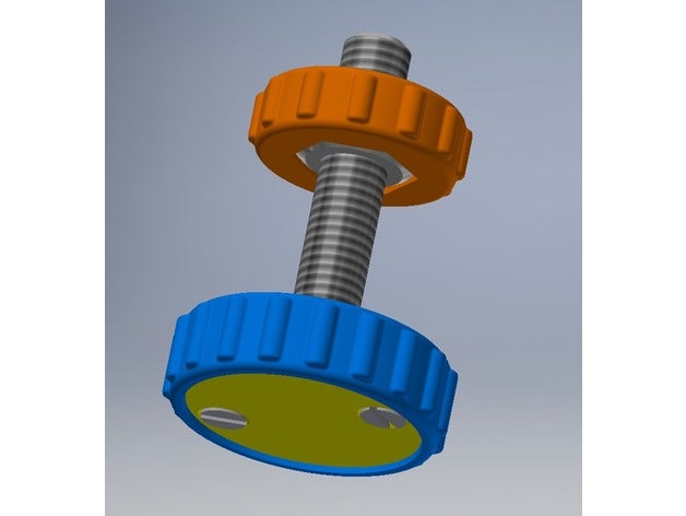 o giro pé m8 3d a impressora acessórios 3D print model - Mito3D