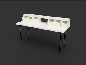 desk office 3d print model - Mito3D