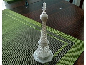 petrin torre de vigia 1891 praga edifícios estruturas 3d print model - Mito3D