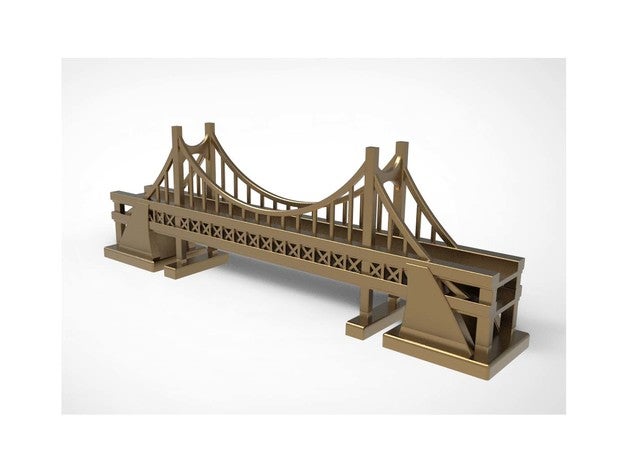 corea gwangan bridge busan i giocattoli giochi 3dmodeling Modellazione 3d art la decorazione display figura divertente in miniatura popolare rappresentanti un modello scala spot cosa il turista di viaggio muro 3D print model - Mito3D