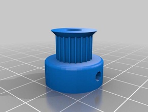 pulley gt2 w6mm step2 mm parts customized 3d print model - Mito3D