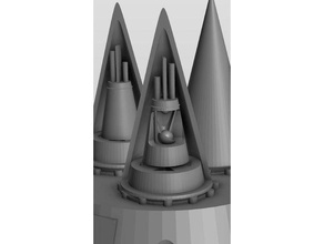 w78 thermonuclear warheads x3 payload inside mk12a rentry vehicle models atomic bomb fall out fallout 3 4 hydrogen minute man iii missile nuke rocket 3d print model - Mito3D