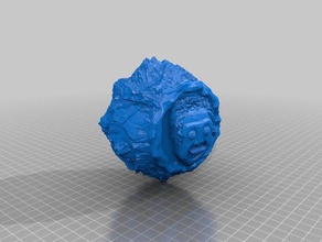 mountian balle bien dormi sculptures 3d print model - Mito3D
