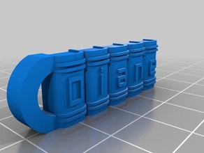 diane estantería llavero llaveros personalizado 3d print model - Mito3D