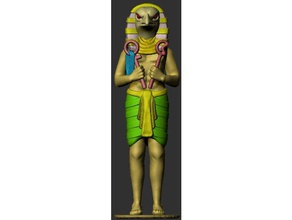 egypt god horus art 3d printing figures scuplture statue 3d print model - Mito3D
