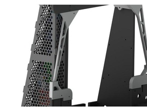 anet a8 hulk frame remix electronics enclosure 3d printer accessories upgrade 3d print model - Mito3D
