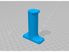 basic spool holder 3d printer accessories parts filament 3d print model - Mito3D