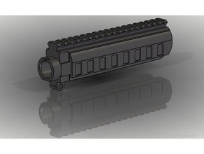 m4 upper receiver selfmade 3d printing 6mm airsoft accessory accesories parts m4a1 reciever softair 3d print model - Mito3D