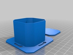 caja de empotrar elektronikgeh&aumluse f&uumlr unterputzdose partes montaje al ras openscad 3d print model - Mito3D