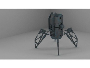 mech1 Modell Roboter 4legs cool 3d print model - Mito3D
