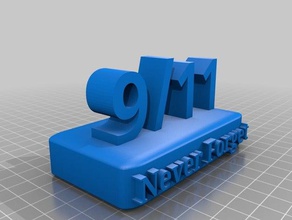 911 never forget sculptures 343 dont 3d print model - Mito3D