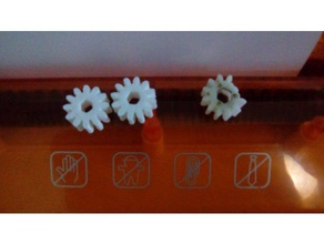 engrenagem mini trituradora de papel substituição partes cortador 3d print model - Mito3D