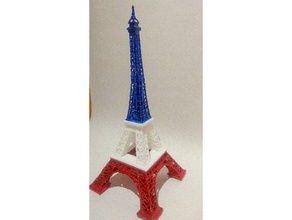 eiffel tower 3d printing 3dprinting acrylic paris pla 3d print model - Mito3D